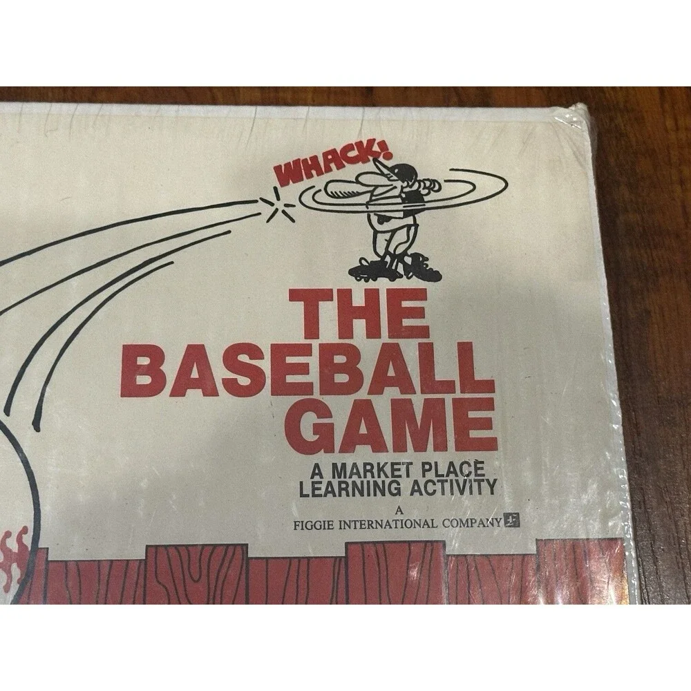 Vintage Figgie Int’l The Baseball Game Market Place Learning Activity Set - New!